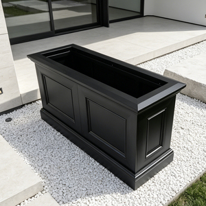 Pot de fleurs en aluminium, grand modèle pour extérieur, fabricant, vente en gros, taille personnalisée, construction en aluminium et léger - Product Image 6