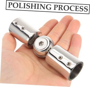 Prezzo di fabbrica <span class=keywords><strong>a</strong></span> buon mercato in acciaio inox Ajustable <span class=keywords><strong>tende</strong></span> asta connettore - Product Image 2