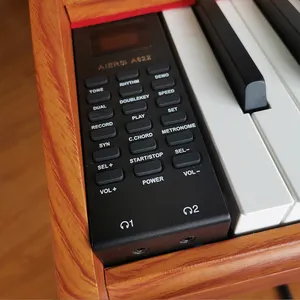 Aiersi العلامة التجارية بيانو رقمي 88 المرجح مفاتيح الكهربائية لوحة مفاتيح البيانو تستقيم المهنية 88 مفتاح المطرقة عمل لوحة المفاتيح البيانو