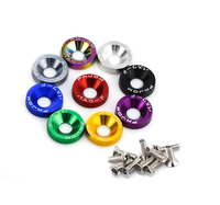 CNC Zinc Color Countersunk Washers M6 Metric Fender Washer 46~54Hrc Hardness
