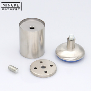 Mingke Stainless Steel Furniture Leg 061 Brushed Heavy Duty For Bed Cabinet Table - Product Image 1