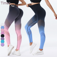 Celana Panjang Ketat Wanita High Waist Seamless Quick Dry Hollow Out untuk Olahraga Fitness dan Yoga