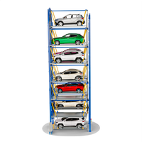 Système de stationnement de voiture à empilage intelligent à rotation verticale-Solution de stationnement vertical avancée pour les parcs de stationnement