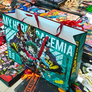 92 types de sacs en papier rectangulaires avec impression HD couleur intégrale, technique de collage, thème Anime <span class=keywords><strong>japonais</strong></span>, 59,5x42x18cm, pour Anime Expo, cadeau, fête <span class=keywords><strong>Manga</strong></span> - Product Image 3