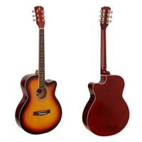 Wholesale Professional Acoustic Guitar Matte Finishing 40" Linden Cutaway Guitarra