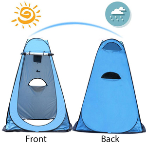 Tente de <span class=keywords><strong>douche</strong></span> Pop-Up pour femme, sans manches, portable, peut être accroché à une pièce, pour habiller les toilettes, la plage, avec sac de transport, vente en gros - Product Image 5