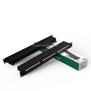 แผงแพทช์ Cat6 FTP 24 พอร์ต พร้อมโลโก้สั่งทำได้ |   แผงเครือข่าย RJ45 แบบป้องกันสัญญาณรบกวน |   การออกแบบแบบรวม 1U สำหรับแร็คเซิร์ฟเวอร์ - Product Image 2