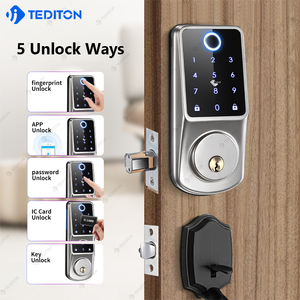 Tediton miễn phí vận chuyển thông minh lối vào ttlock tuya App vân tay Keyless điện Mã kết hợp điện tử chốt cửa khóa cửa - Product Image 3