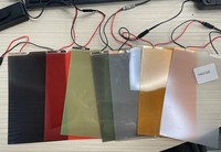 Profession elle schaltbare Smart PDLC Tönung folie Selbst klebende elektrische Folie Home Selbst klebende Fensterglas folie