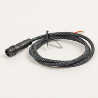 Kabel Tahan Air IP65 Male Female untuk Lampu Taman LED, Konektor Tahan Air 2pin 3pin 4pin, Penutup Ujung Kabel SR