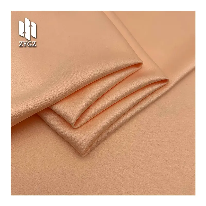 Factory Custom High Quality Soft Multi Colors Excellent Drapeability 100% Polyester Satin Fabric For Women Clothing Formal Dress