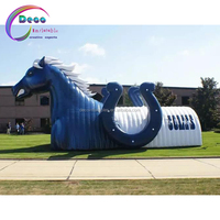 Tunnel gonflable pour chevaux, arène d'équitation gonflable pour événements sportifs