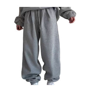 ชุดกีฬาผ้าคอตตอนผสมกางเกงวอร์มผ้านุ่มและยืดหยุ่น - Product Image 1