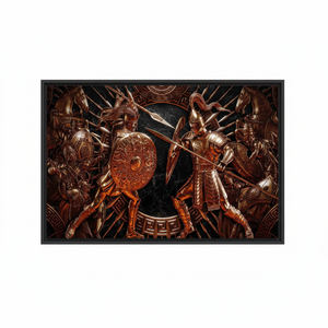 Modern Printed Canvas Artwork: Elegant, Artistic Home Decor,<b>BLACK</b> <b>FRAMED</b> CANVAS - Product Image 2