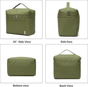 Hot Sale Portable Soft Cooler Lightweight Nylon Custom Logo Thermal Insulation Lunch Bag for Unisex Office Beach Outdoor Food - Product Image 4