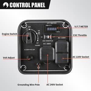 Petit générateur onduleur numérique portable 4 temps à essence silencieux et écologique 230/120/240V pour climatiseur de stationnement - Product Image 4