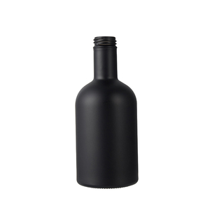 China Botella de alcohol Proveedor de fábrica 700ml 750ml 375ml Black Oslo Nordic Gin Whisky Vodka Spirit Bottle para licor Ron - Product Image 3