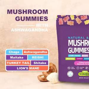 Su misura Private Label integratore naturale leoni criniera estratto di funghi Gummies leoni criniera Gummies - Product Image 6