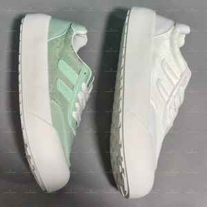 Sneakers in Tela Casual Serie Lace <span class=keywords><strong>Verde</strong></span> <span class=keywords><strong>Menta</strong></span> e Bianco <span class=keywords><strong>Scarpe</strong></span> Basse con Plateau per Donna Vendita Diretta dalla Fabbrica - Product Image 6