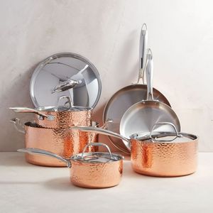Recién llegado, juego de utensilios de cocina de acero inoxidable ecológico, sin revestimiento, ollas de cocina para el hogar, sartenes, cacerola Wok Cooper - Product Image 2