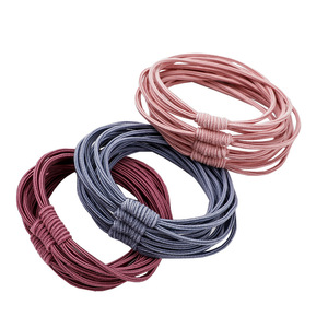 Coleteros de Alta Elasticidad en Colores Variados, Paquete de 10 Piezas, Coleteros de Tela para Uso Diario - Product Image 5