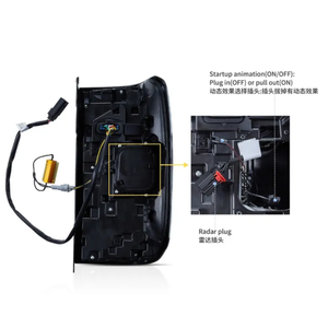 Đèn hậu LED ABS trong suốt và khói đỏ mới của nhà máy VLAND 12V cho <span class=keywords><strong>Ranger</strong></span> 2022 2023 2024 - Product Image 4