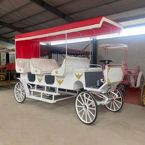 รถม้าครอบครัวราชวงศ์ยุโรปปี 2024 รถม้าไฟฟ้าสุดหรูแบบซินเดอเรลล่าสำหรับเด็ก รถม้าสวนขนาดเล็ก รถม้าเจ้าหญิงขนาดจิ๋วสำหรับขาย - Product Image 1