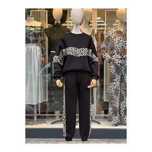 Survêtement à imprimé léopard pour adultes, unisexe, décontracté, manches longues, design respirant - Product Image 3