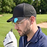 Clip de chapeau magnétique personnalisé en gros pour marqueur de balle, clip de chapeau en silicone pour le golf, accessoires de golf