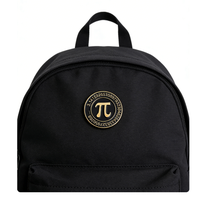 Épinglette en émail noir avec symbole de la constante mathématique Pi, chiffres gravés, pour les amateurs de sciences et de mathématiques, personnalisation en gros