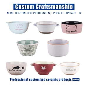 Bol à soupe en céramique émaillée bleue, best-seller, idéal pour les magasins d'animaux et les familles possédant des animaux. - Product Image 6