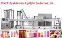 Machine de remplissage de bâtonnets déodorants et baumes à lèvres TENZ entièrement automatique, électrique, à commande PLC, 6 buses, nivea maybelline