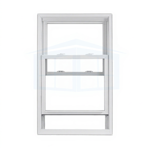 หน้าต่างอะลูมิเนียมแบบแขวนเดี่ยวสไตล์อเมริกันหน้าต่างบานเลื่อนแนวตั้ง - Product Image 1