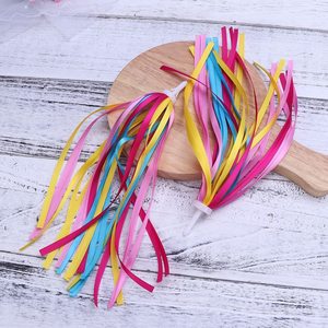 Une paire de banderoles de <span class=keywords><strong>guidon</strong></span> de vélo pour enfants poignées de vélo glands rubans <span class=keywords><strong>porte</strong></span>-bébé accessoires - Product Image 5