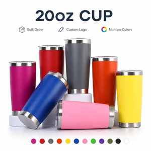 Vaso personalizado de 20 oz, de acero inoxidable, aislado al vacío, para viaje, con impresión de logotipo, fábrica OEM, para regalo promocional corporativo - Product Image 1