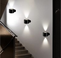 Lampe de chevet à double éclairage, protection des yeux, télécommande, chargement USB, détection de présence humaine, magnétique, moderne, pour salle de bain