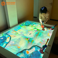 Équipement interactif d'amusement de projecteur de jeux de bac à sable de l'enfant VR