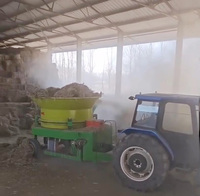 Nueva Máquina Trituradora de Alimento para Ganado y Ovejas, Molino de Martillos Rotatorio Grande, Trituradora de Tallo de Maíz, Paja y Heno, Alta Eficiencia