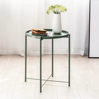 Table d'appoint multifonctionnelle en fer simple, table à café, table d'angle minimaliste pour salon