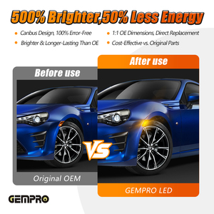 Bán buôn độ sáng cao Led Xe lần lượt tín hiệu hổ phách cho Scion FR-S cho Subaru Brz cho TOYOTA ft86 xe bên đánh dấu ánh sáng - Product Image 2
