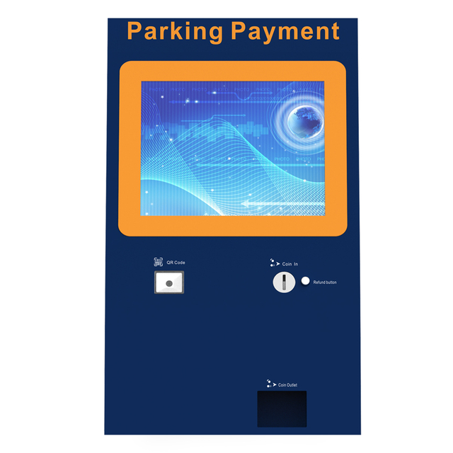 Smart Parking Kiosk with Coin Entry Cash Recycling All-in-One Currency Changer ATM Bill Payment Terminal for Garages