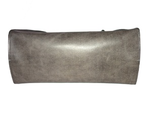 Sac à main trapèze noir en cuir à Rivet pour femmes, 100%, fait à la main, Top Grain, simple, en coton, nouveau - Product Image 5
