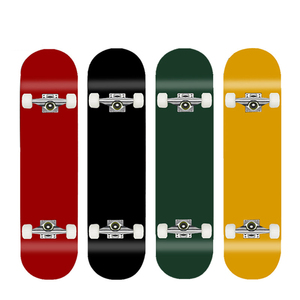 Planche à roulettes de couleur unie 4 roues double bascule adolescent concave planche à roulettes adulte planche à roulettes érable couleur primaire simple planche à roulettes - Product Image 2