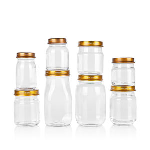 Wholesale 50ml 85ml 120ml 200ml Glass Food Container Storage Glass Jar with Seal Screw Cap Lid for <strong>Bird</strong> <strong>Nest</strong> Jam Caviar - Product Image 1