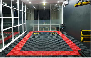 Carreaux de sol à emboîtement pour garage Tapis de sol pour salle de lavage automobile - Product Image 6