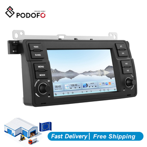 Podofo Qualcomm 8Core 7 ''4 + 64G วิทยุติดรถยนต์สำหรับ BMW 3 E46 1998-2006 CarPlay Android Auto GPS WiFi Rds DSP พัดลมระบายความร้อนคุณภาพสูง - Product Image 1