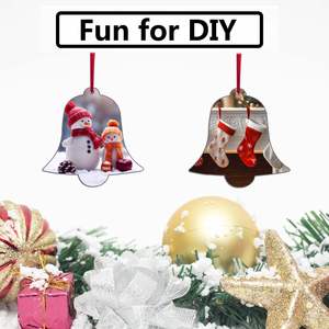<b>Ornaments</b> Blanks Mdf Bulk Double Sided Heat Transfer Sublimation <b>Memorial</b> <b>Christmas</b> <b>Ornament</b> - Product Image 3