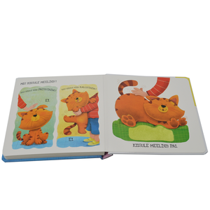 Cheap custom hardcover comic book board for children touch and feel story book for kids - Product Image 5