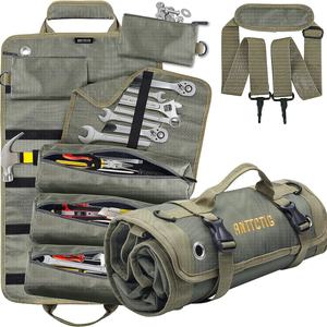 Custom Wholesale New Electrico Portable Back-slung <b>Roll</b> Bag With Detachable Tool <b>Kit</b> Multi-function Wear Armor Zipper Closure - Product Image 1