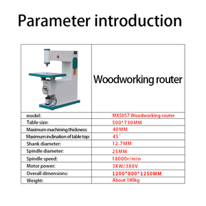YUFU Woodworking CNC Router MX5068 <b>Engraving</b> & Milling <b>Machine</b> with Bearing & Gear Components High Productivity - Product Image 5